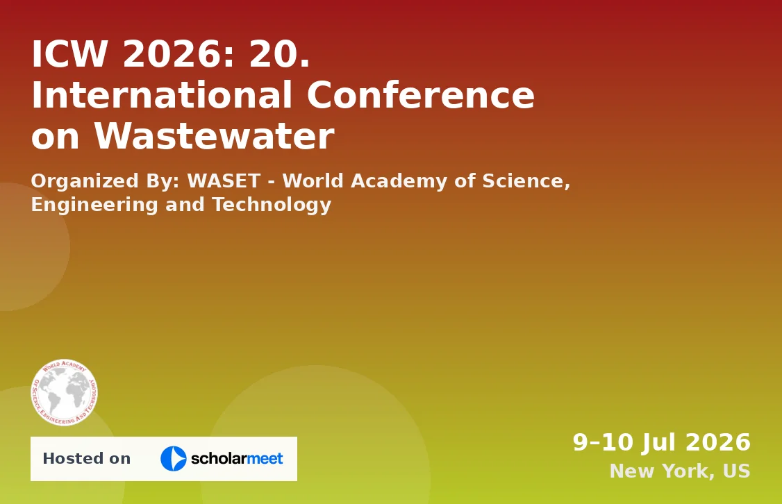 ICW 2026: 20. International Conference on Wastewater