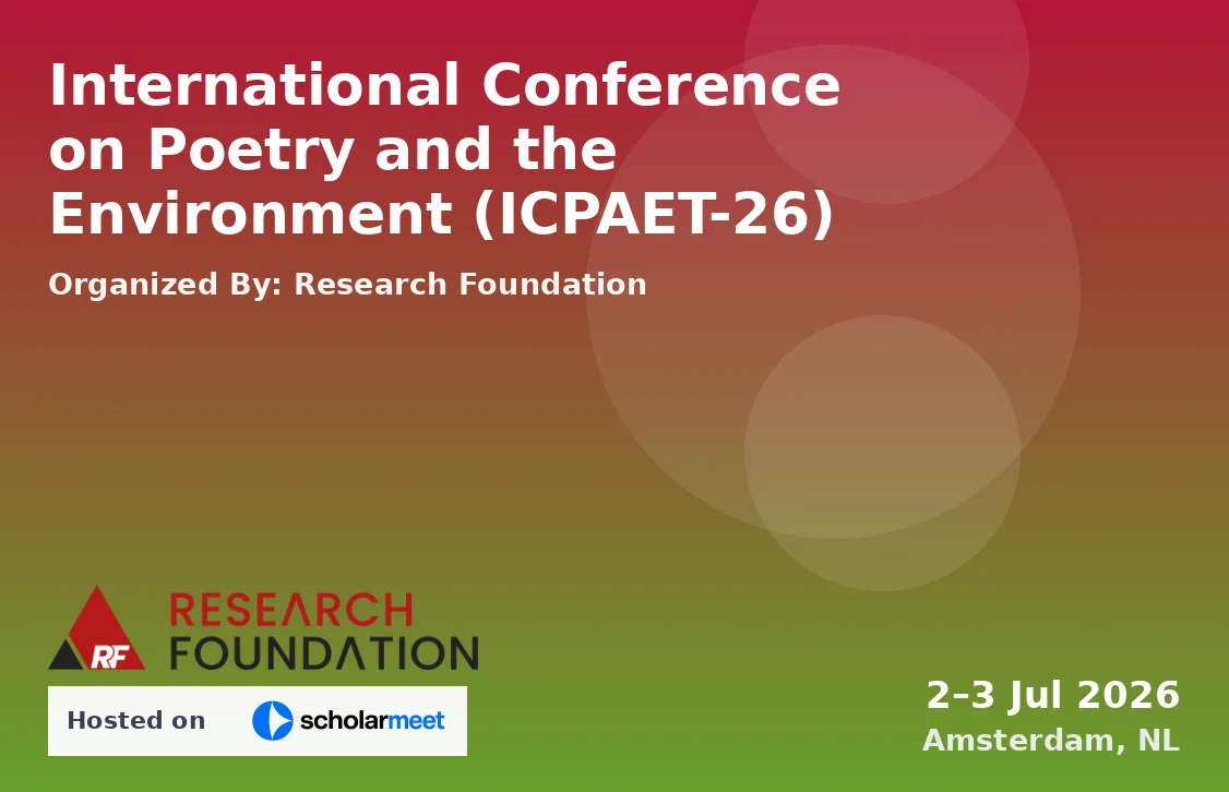 International Conference on Poetry and the Environment (ICPAET-26)