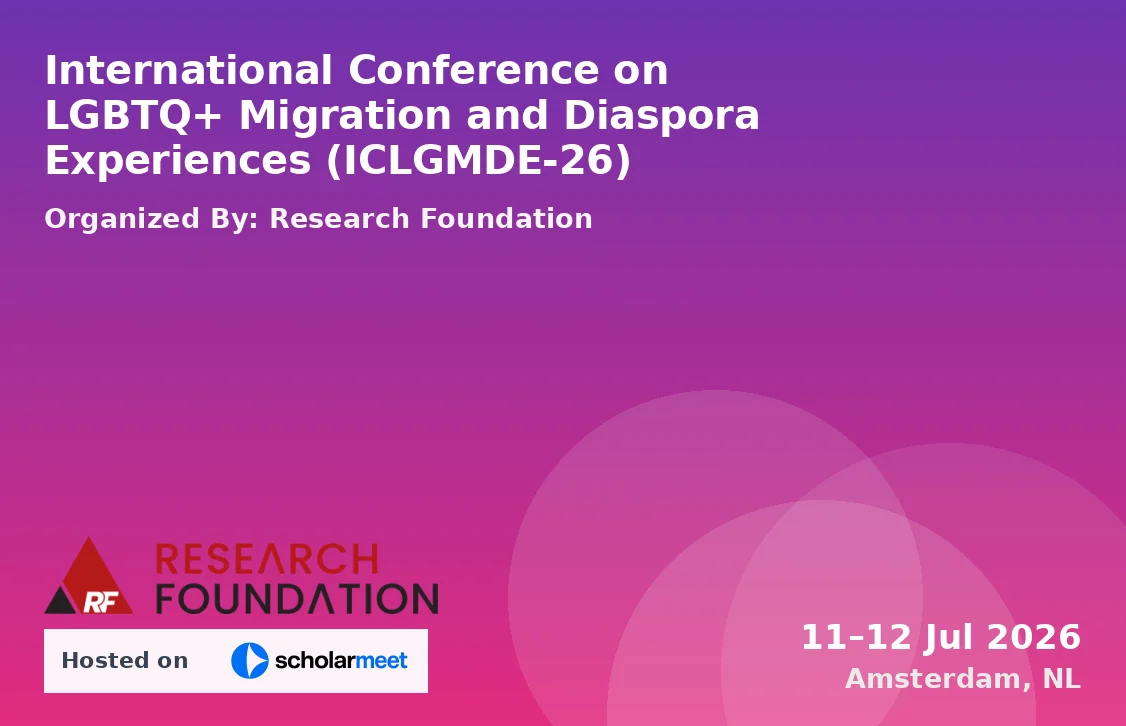 International Conference on LGBTQ+ Migration and Diaspora Experiences (ICLGMDE-26)