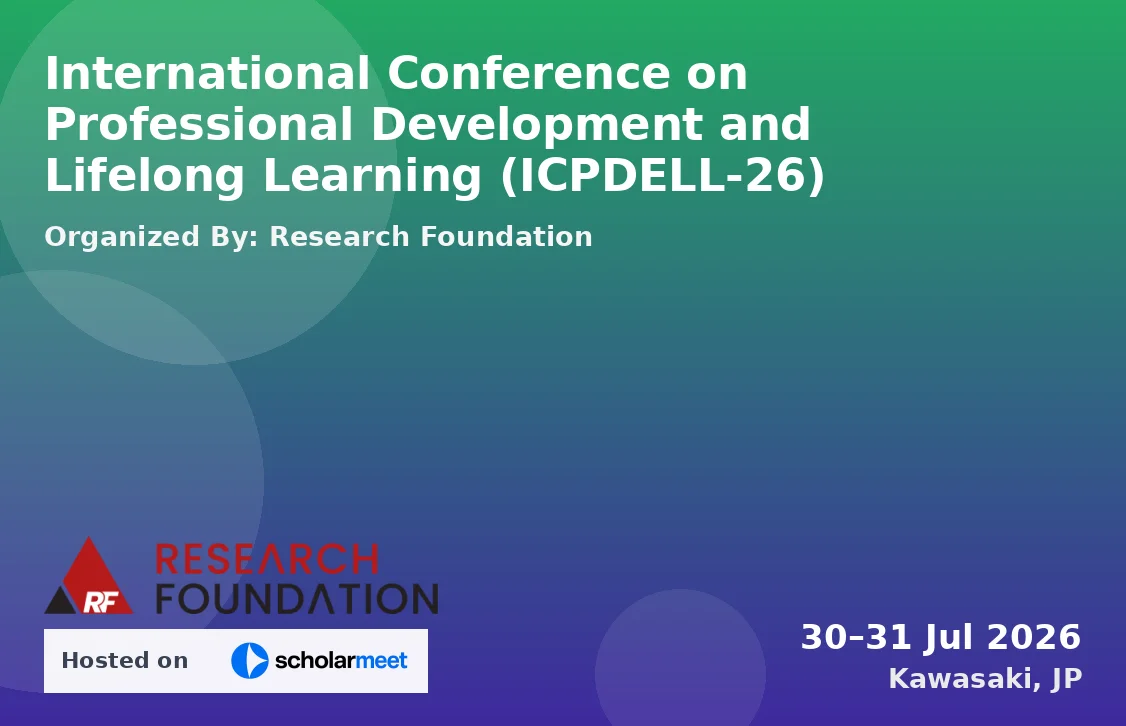 International Conference on Professional Development and Lifelong Learning (ICPDELL-26)