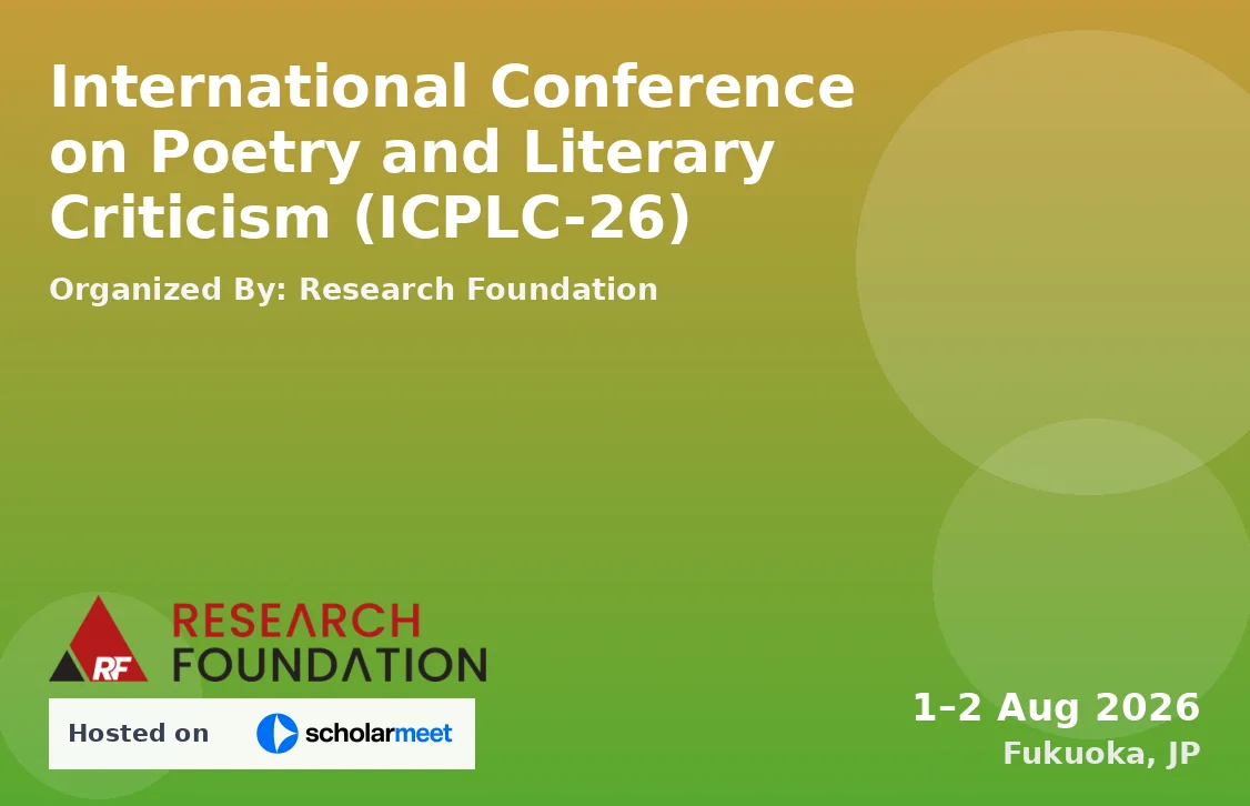 International Conference on Poetry and Literary Criticism (ICPLC-26)