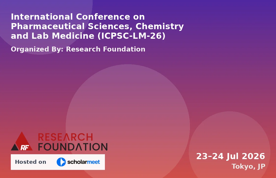 International Conference on Pharmaceutical Sciences, Chemistry and Lab Medicine (ICPSC-LM-26)