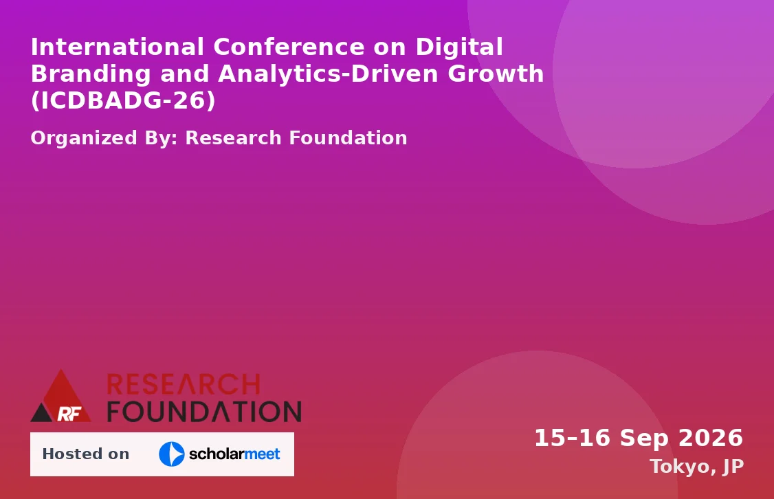 International Conference on Digital Branding and Analytics-Driven Growth (ICDBADG-26)