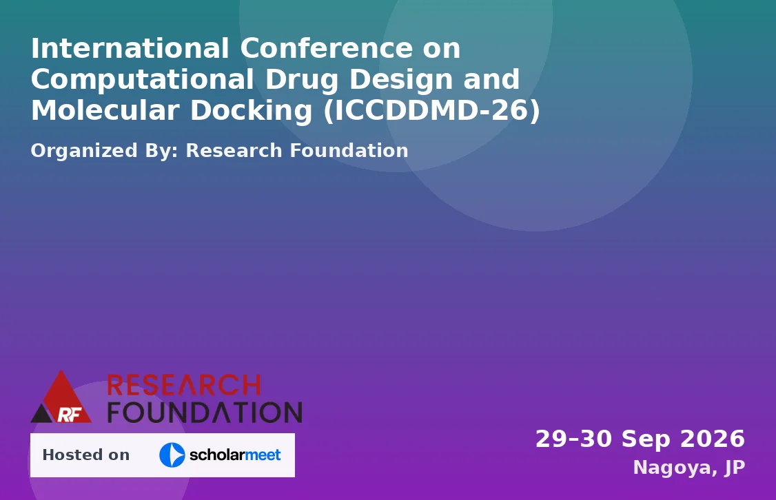 International Conference on Computational Drug Design and Molecular Docking (ICCDDMD-26)