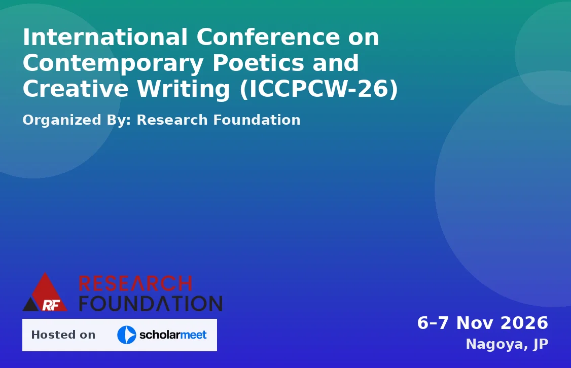 International Conference on Contemporary Poetics and Creative Writing (ICCPCW-26)
