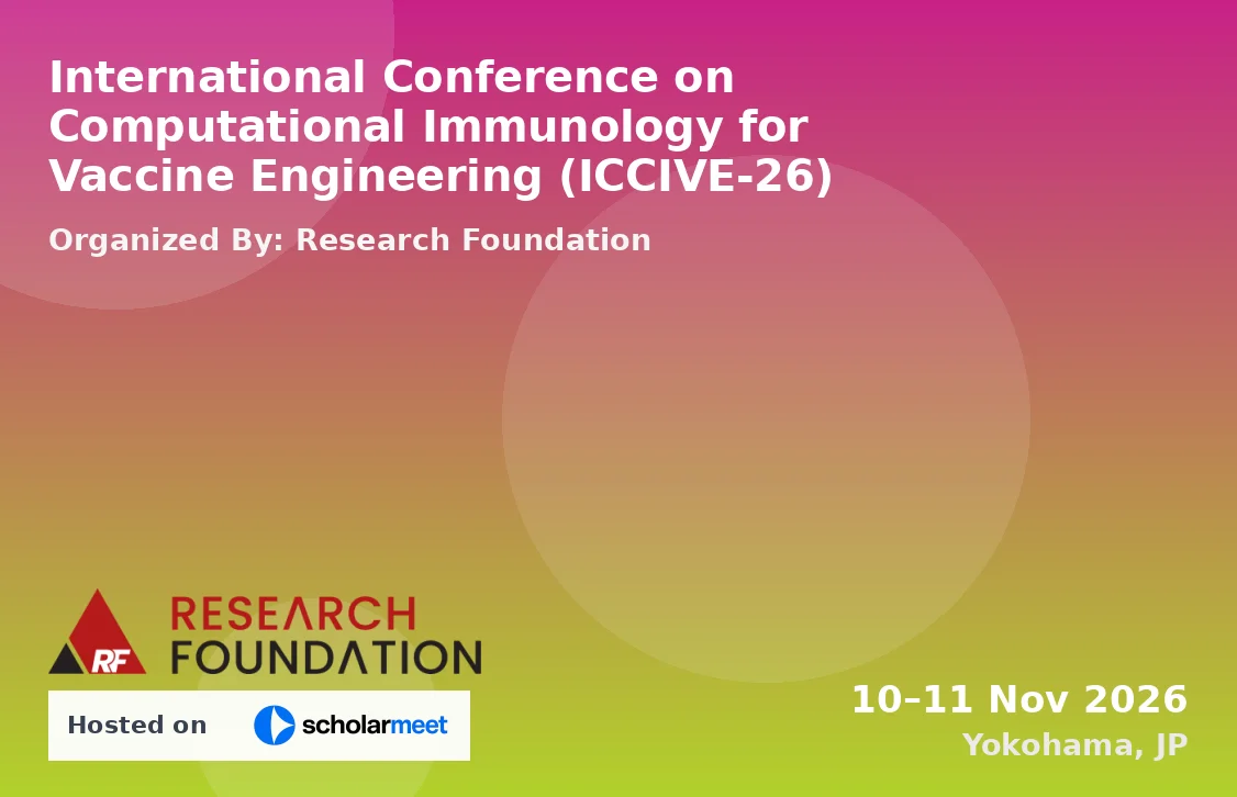 International Conference on Computational Immunology for Vaccine Engineering (ICCIVE-26)