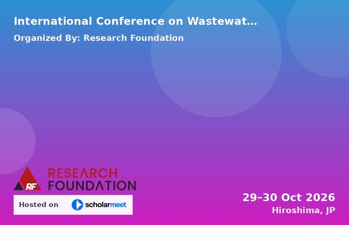 International Conference on Wastewater Treatment and Environmental Sustainability (ICWTES-26)