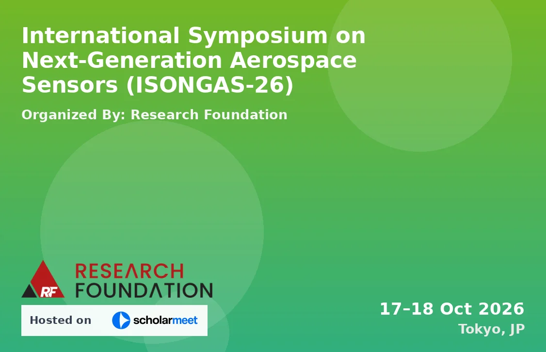 International Symposium on Next-Generation Aerospace Sensors (ISONGAS-26)