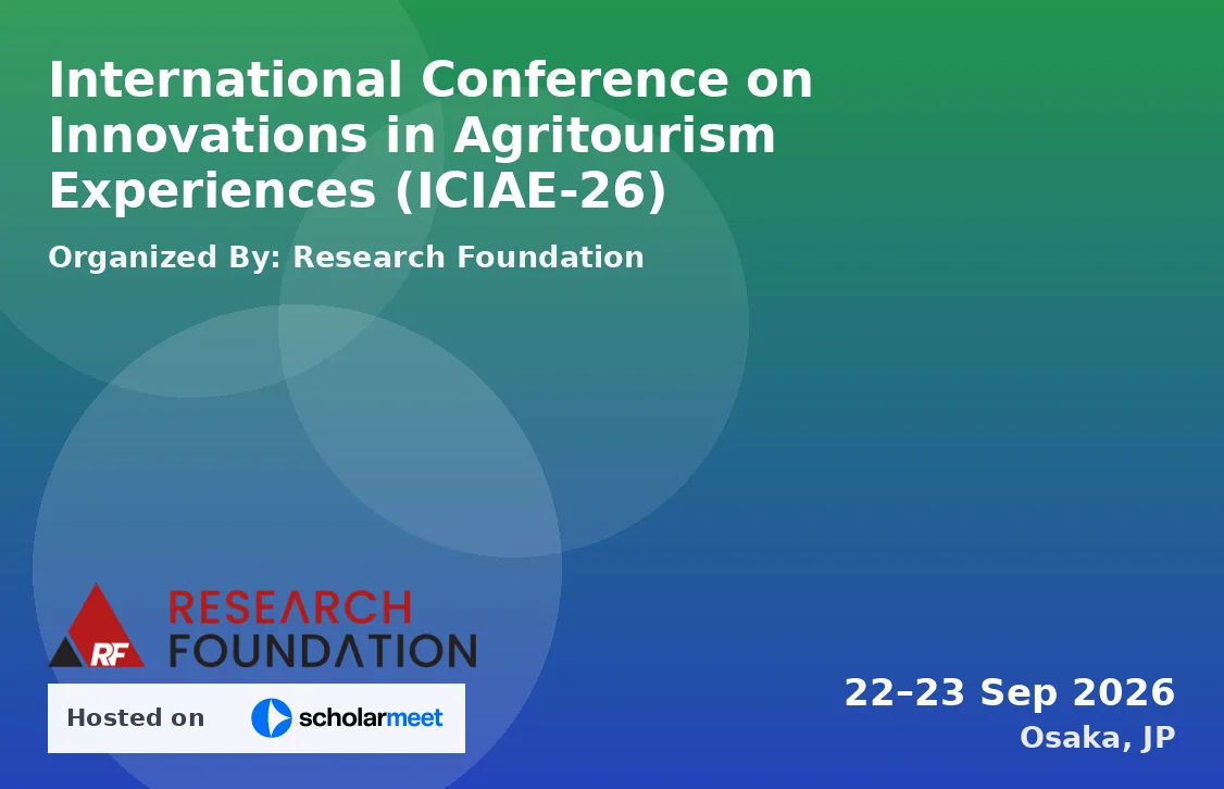 International Conference on Innovations in Agritourism Experiences (ICIAE-26)