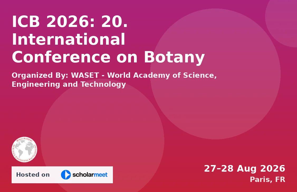 ICB 2026: 20. International Conference on Botany