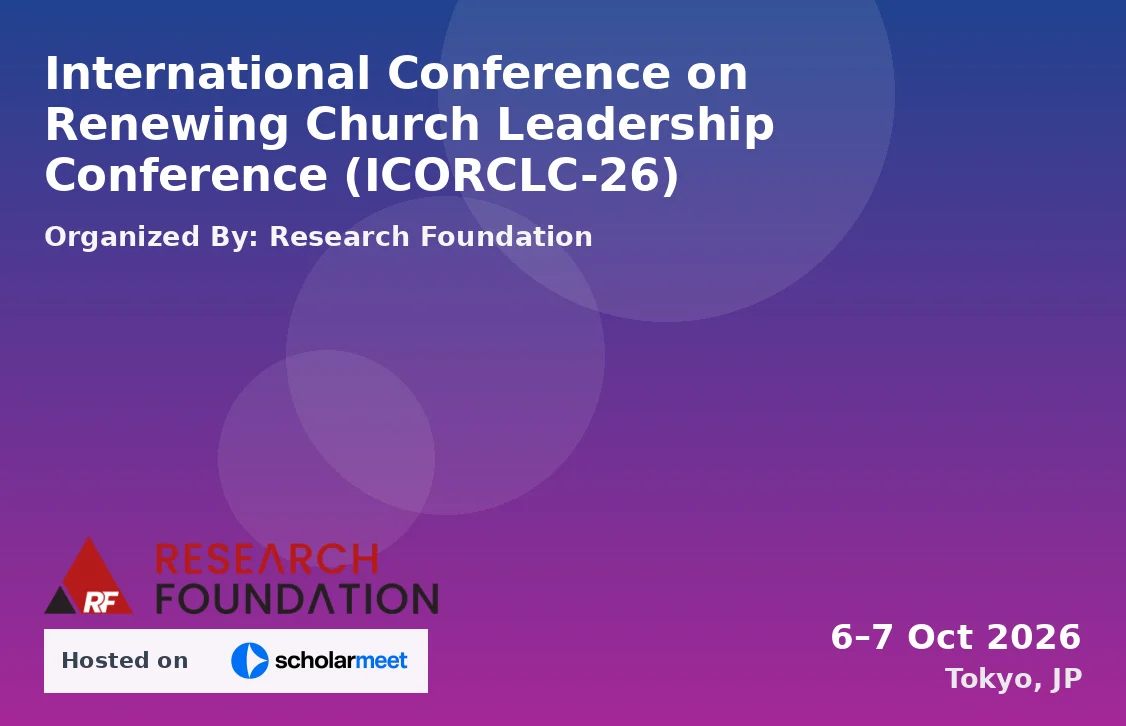 International Conference on Renewing Church Leadership Conference (ICORCLC-26)