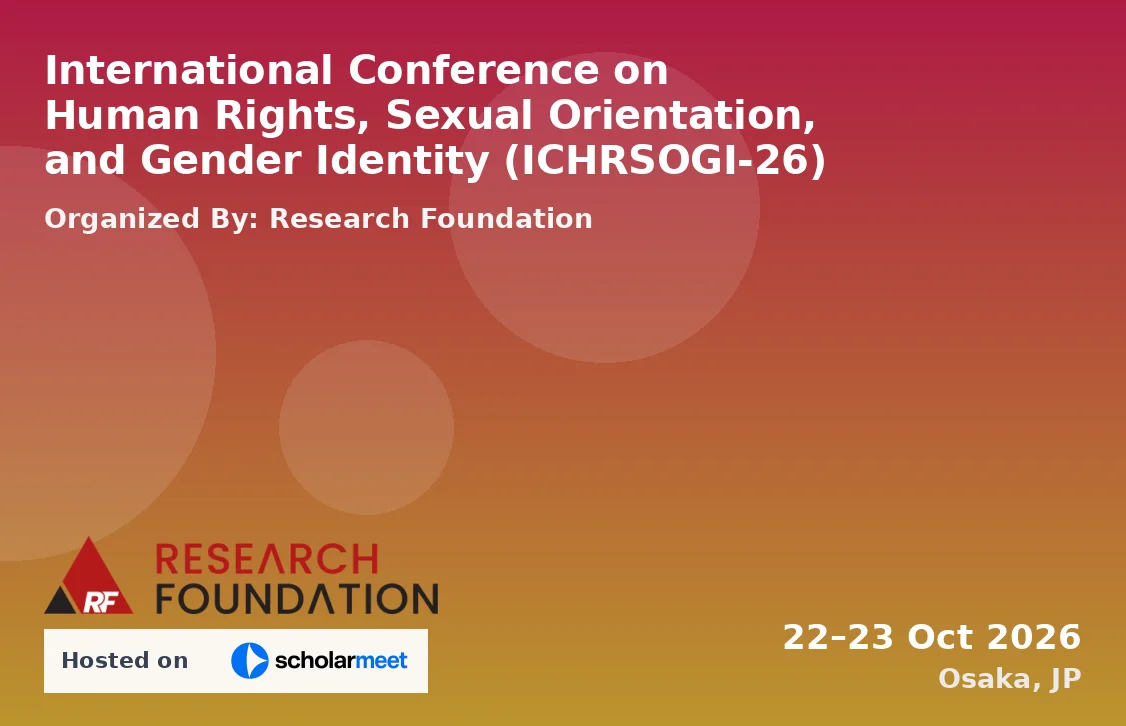 International Conference on Human Rights, Sexual Orientation, and Gender Identity (ICHRSOGI-26)