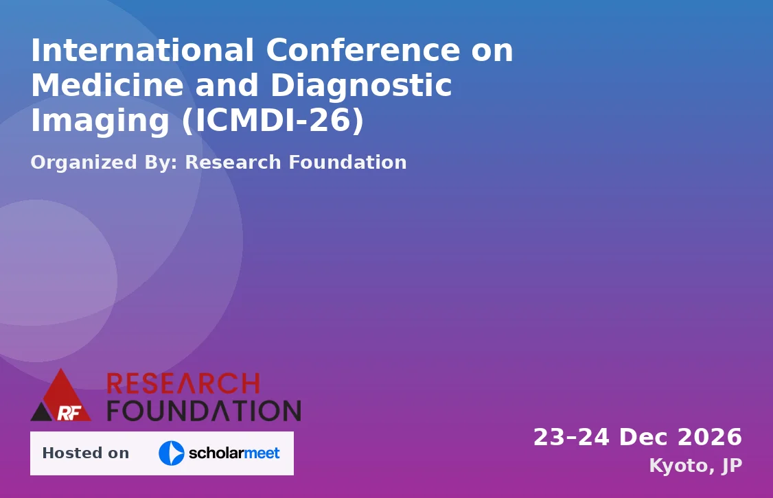 International Conference on Medicine and Diagnostic Imaging (ICMDI-26)