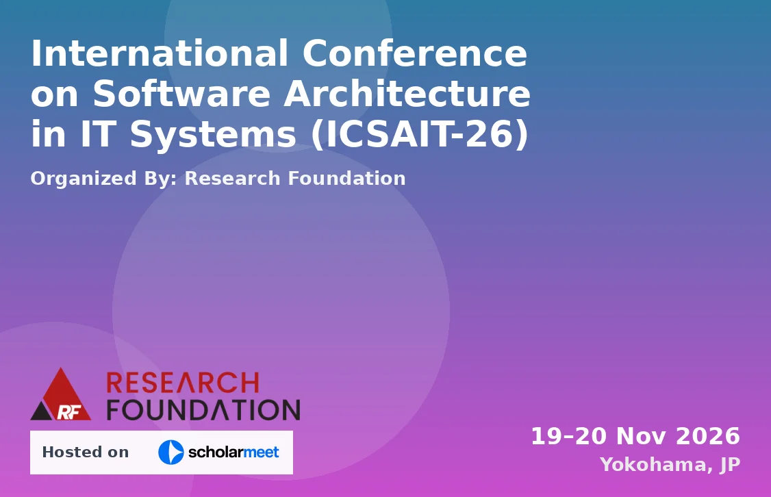 International Conference on Software Architecture in IT Systems (ICSAIT-26)