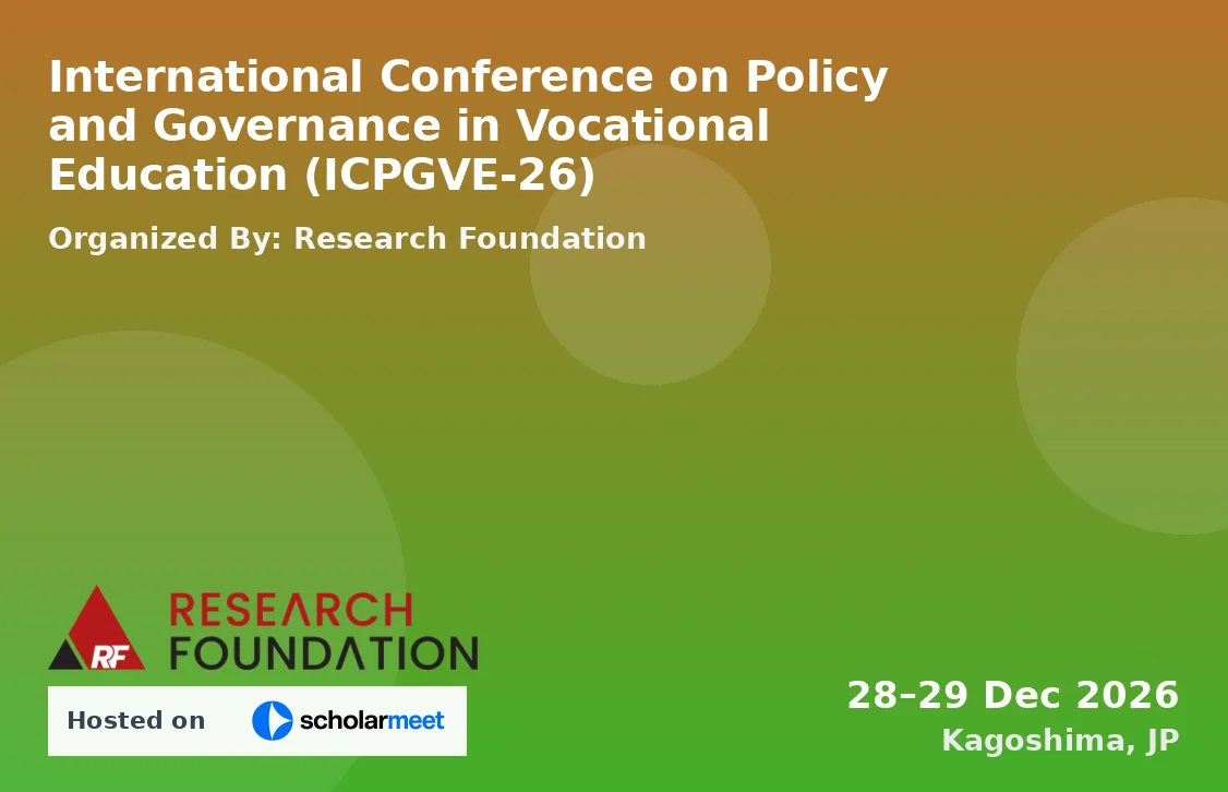 International Conference on Policy and Governance in Vocational Education (ICPGVE-26)