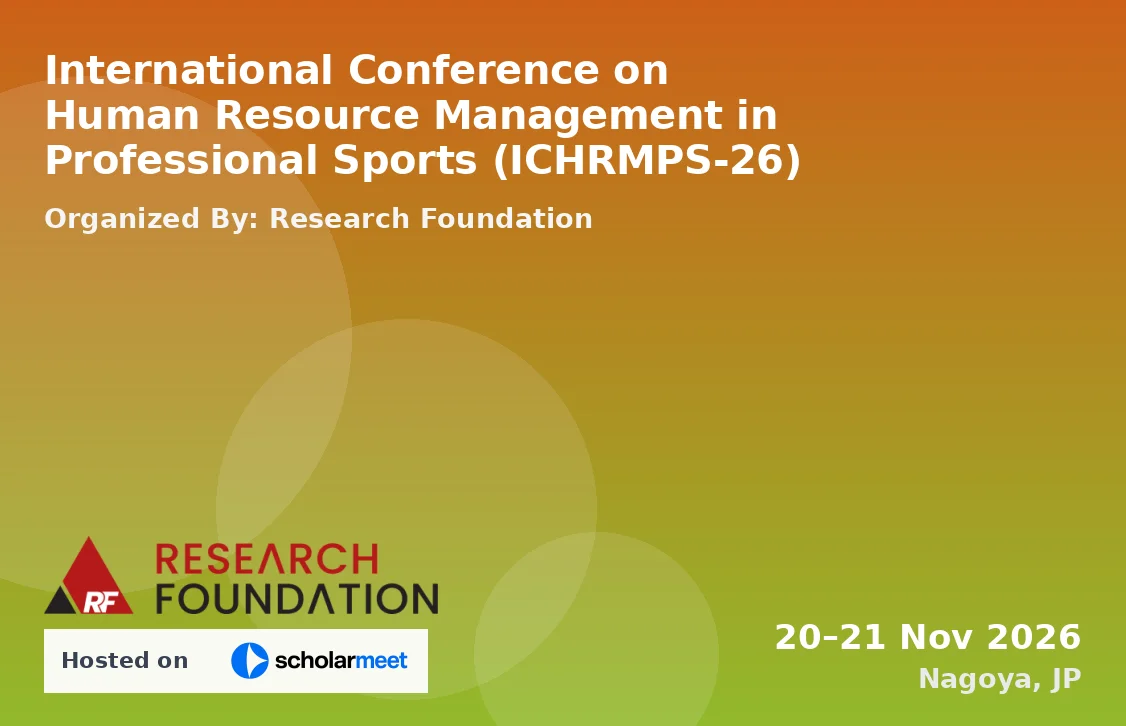 International Conference on Human Resource Management in Professional Sports (ICHRMPS-26)