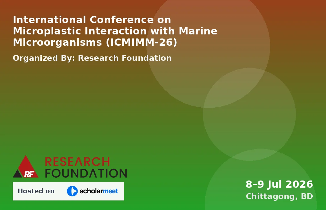 International Conference on Microplastic Interaction with Marine Microorganisms (ICMIMM-26)