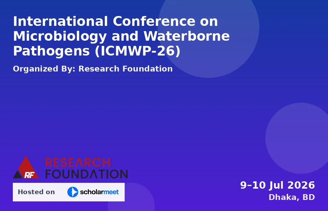 International Conference on Microbiology and Waterborne Pathogens (ICMWP-26)