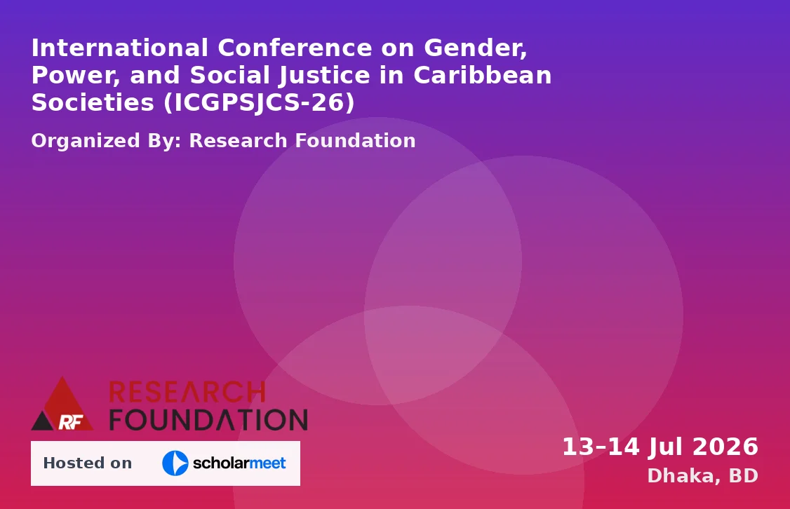 International Conference on Gender, Power, and Social Justice in Caribbean Societies (ICGPSJCS-26)