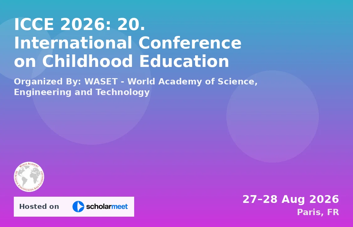 ICCE 2026: 20. International Conference on Childhood Education