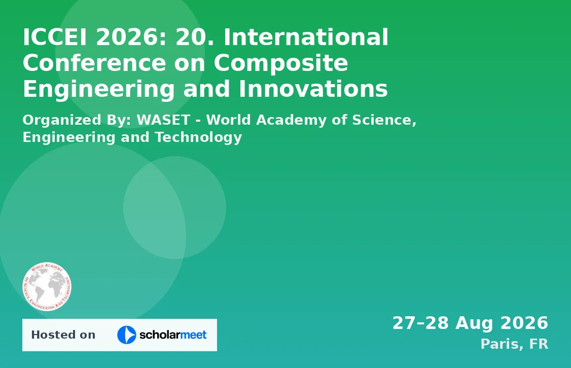 ICCEI 2026: 20. International Conference on Composite Engineering and Innovations