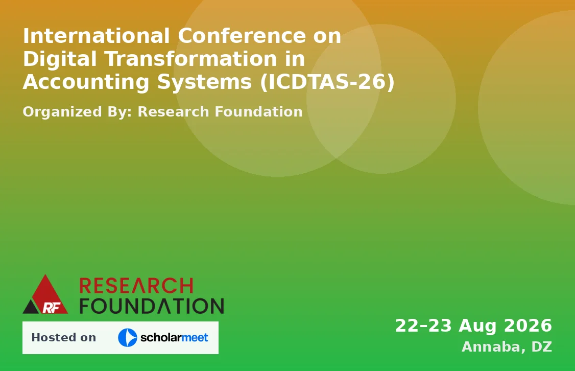 International Conference on Digital Transformation in Accounting Systems (ICDTAS-26)