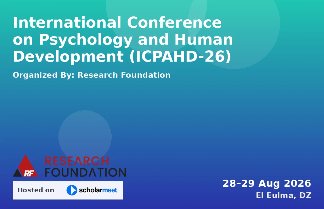 International Conference on Psychology and Human Development (ICPAHD-26)