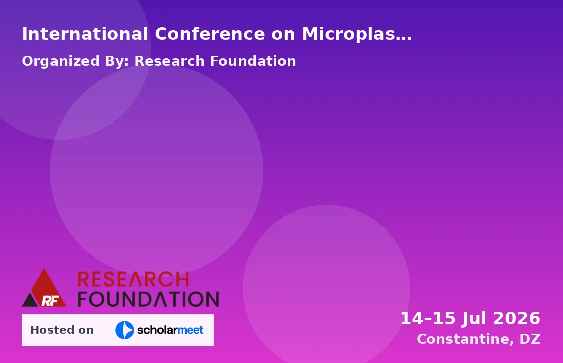 International Conference on Microplastic Pollution and Environmental Chemistry Solutions (ICMPPECS-26)