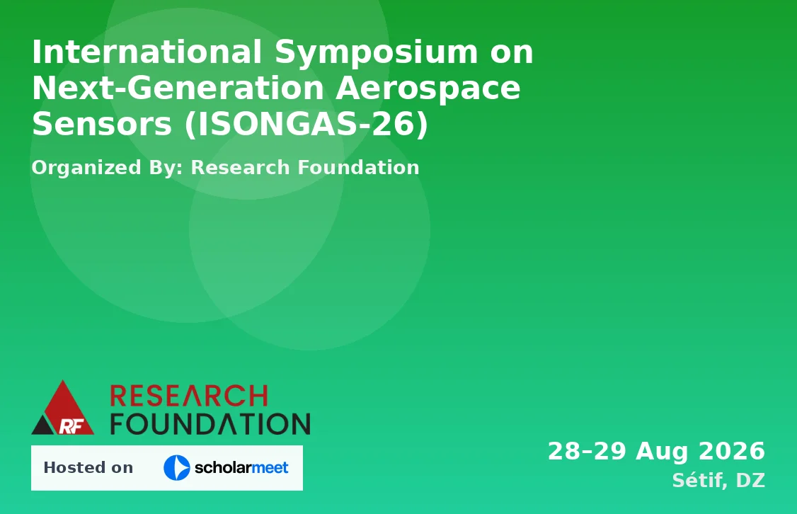 International Symposium on Next-Generation Aerospace Sensors (ISONGAS-26)