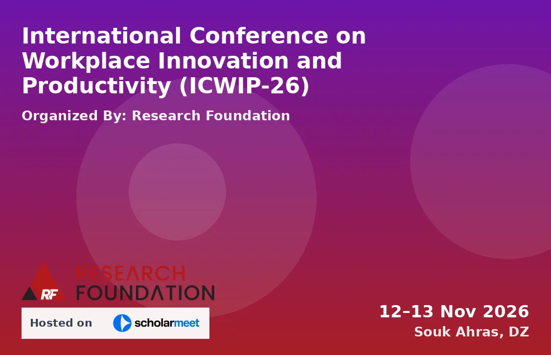 International Conference on Workplace Innovation and Productivity (ICWIP-26)