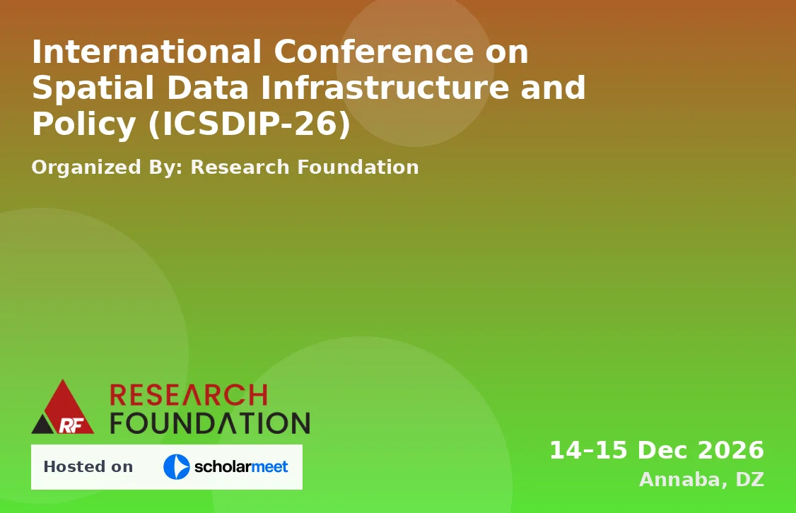 International Conference on Spatial Data Infrastructure and Policy (ICSDIP-26)