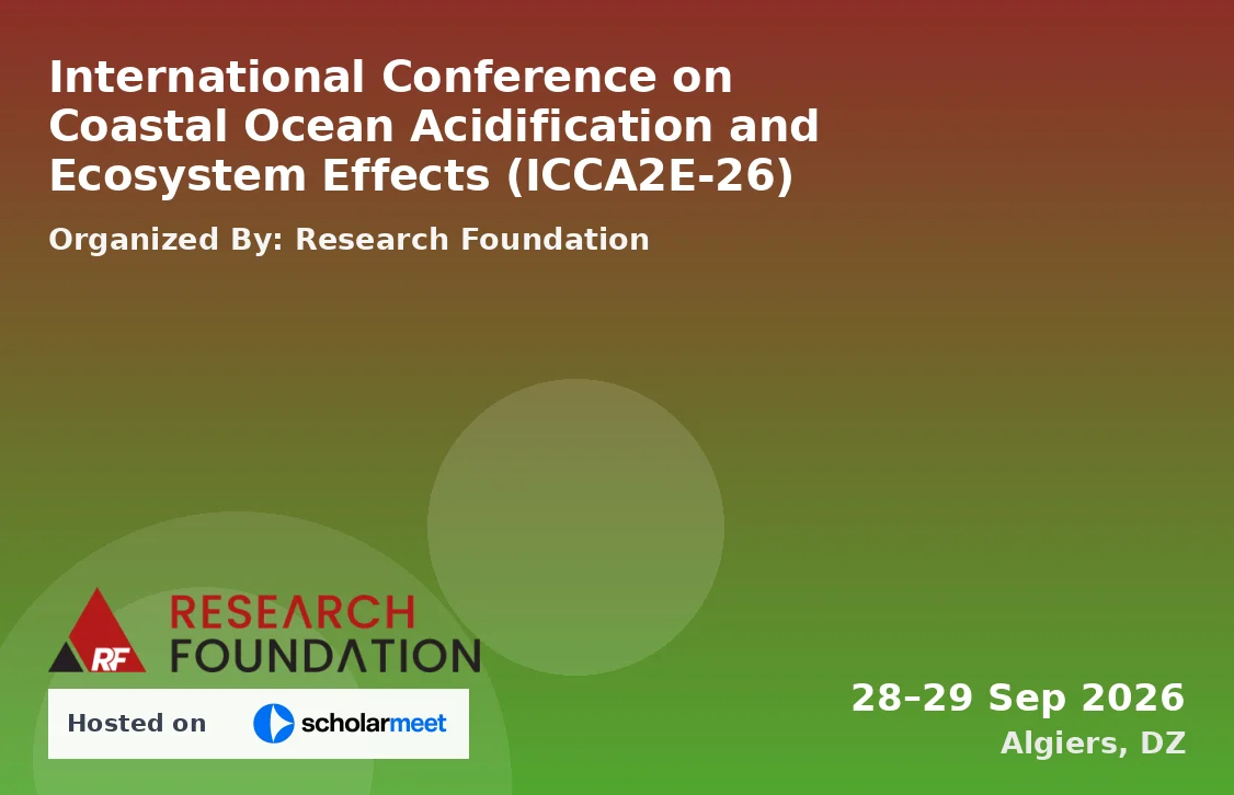 International Conference on Coastal Ocean Acidification and Ecosystem Effects (ICCA2E-26)