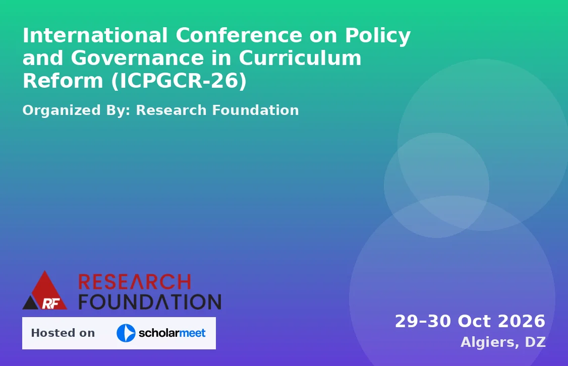 International Conference on Policy and Governance in Curriculum Reform (ICPGCR-26)