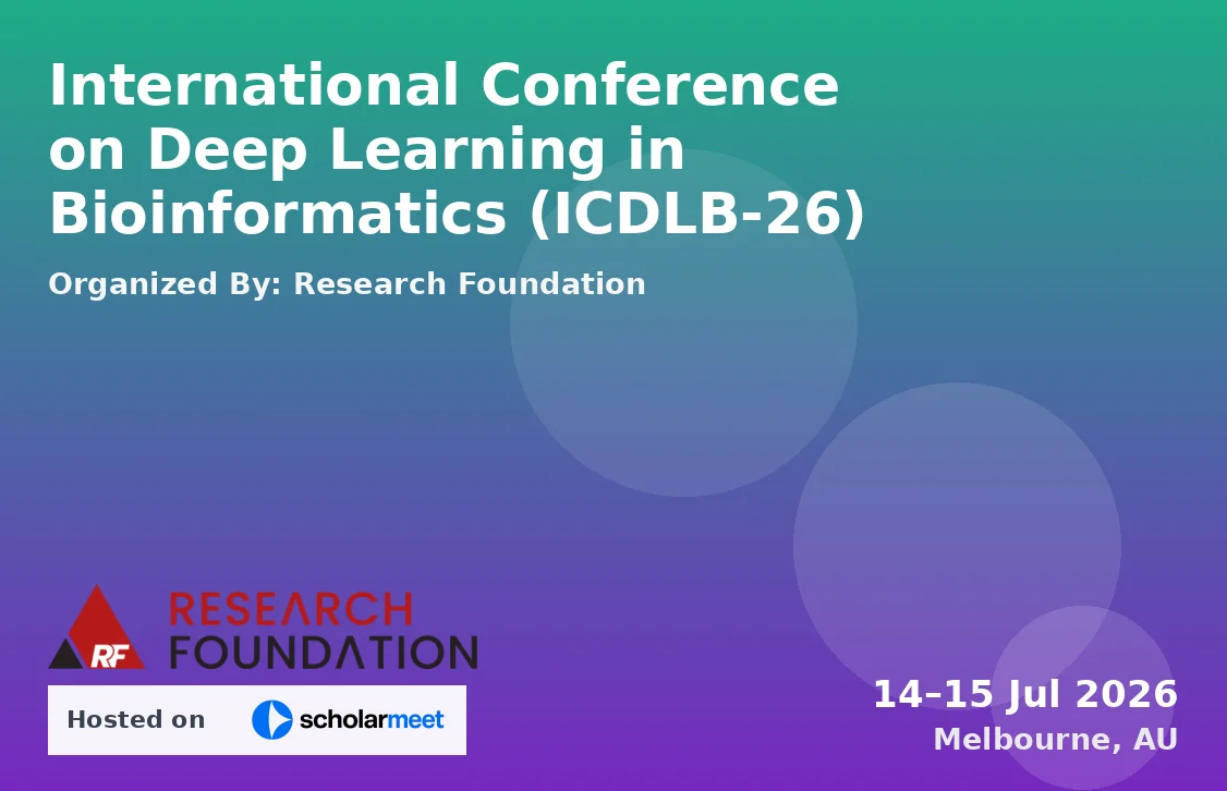 International Conference on Deep Learning in Bioinformatics (ICDLB-26)