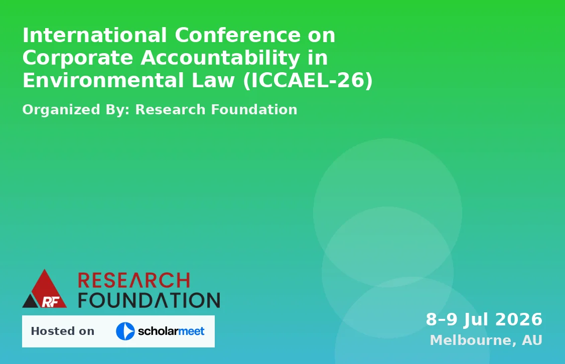 International Conference on Corporate Accountability in Environmental Law (ICCAEL-26)