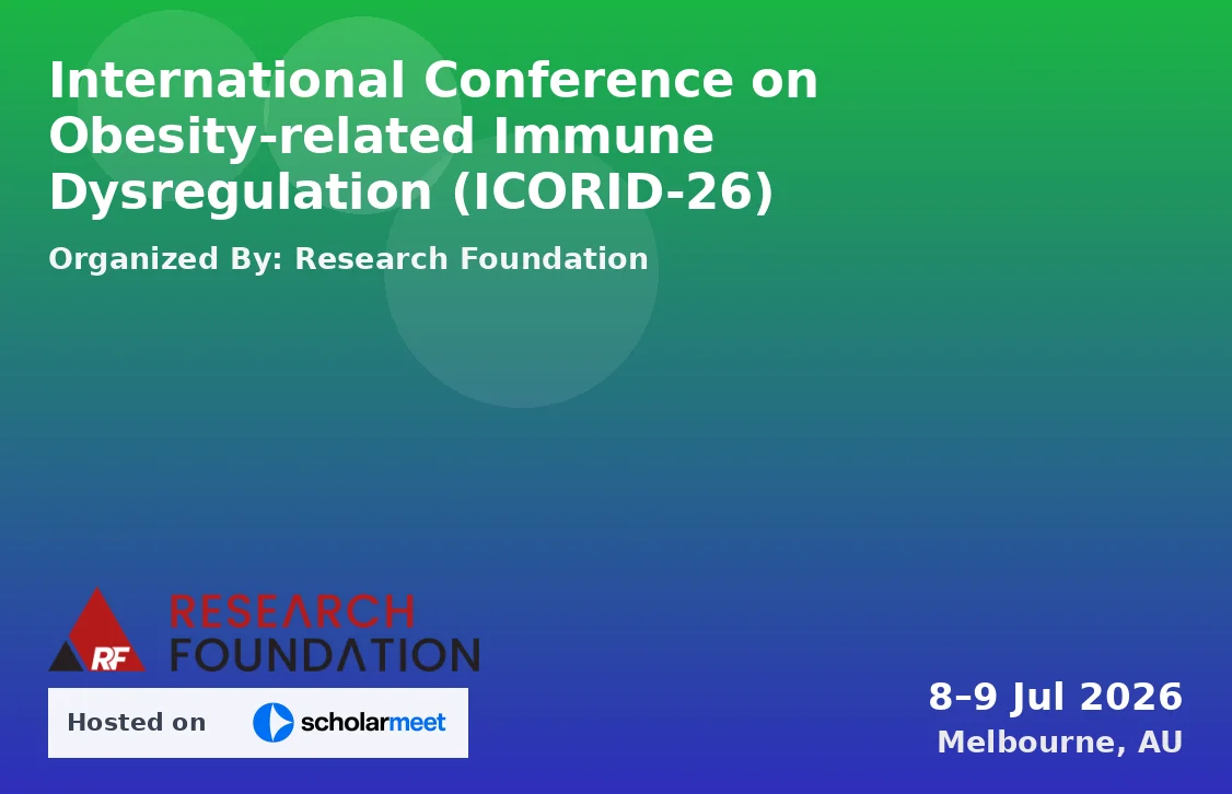 International Conference on Obesity-related Immune Dysregulation (ICORID-26)