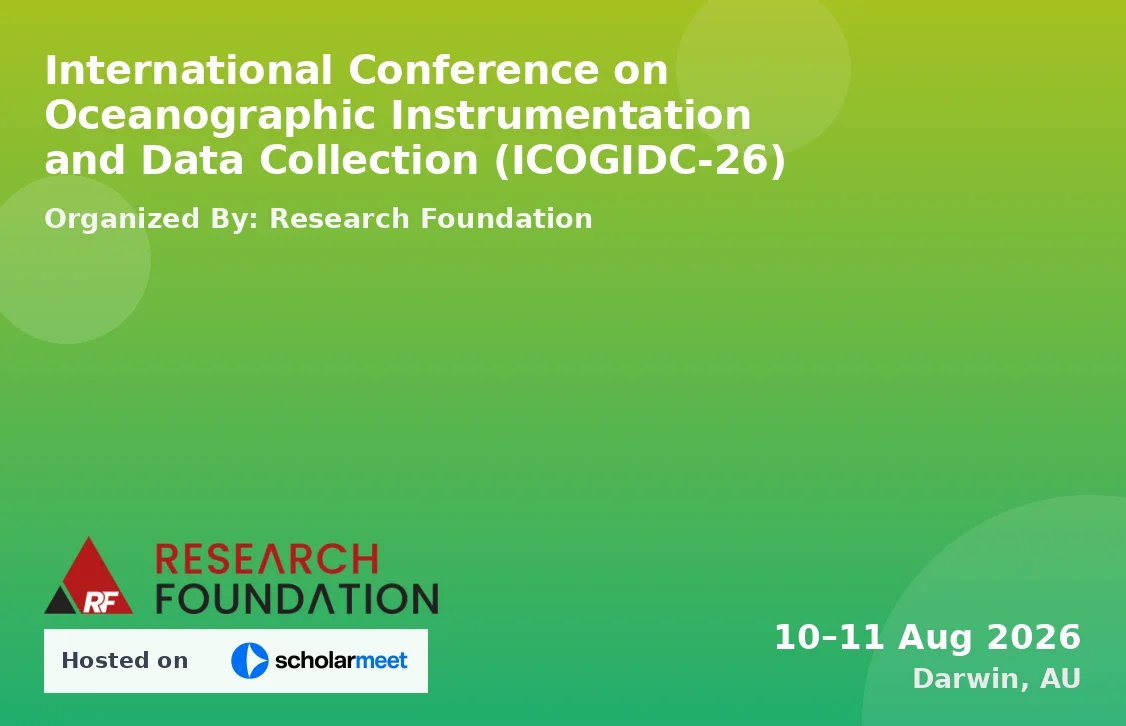 International Conference on Oceanographic Instrumentation and Data Collection (ICOGIDC-26)