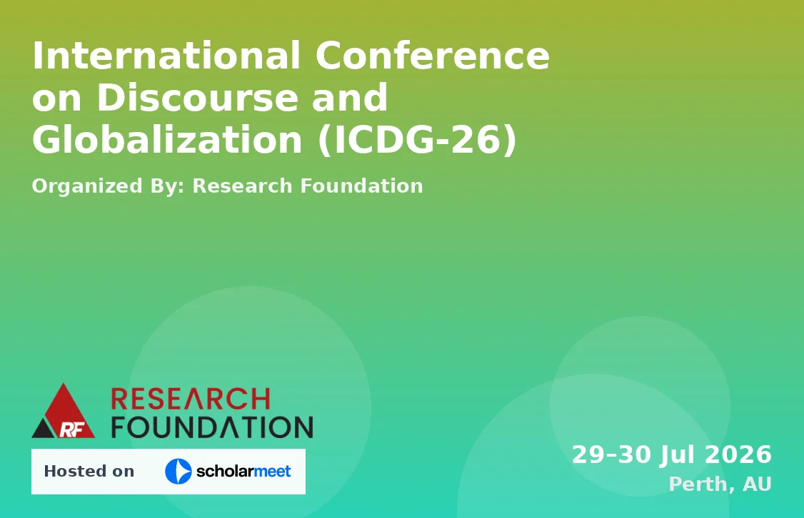 International Conference on Discourse and Globalization (ICDG-26)