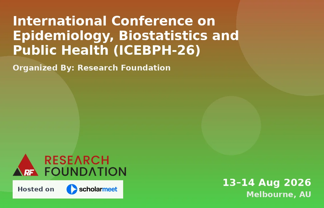 International Conference on Epidemiology, Biostatistics and Public Health (ICEBPH-26)