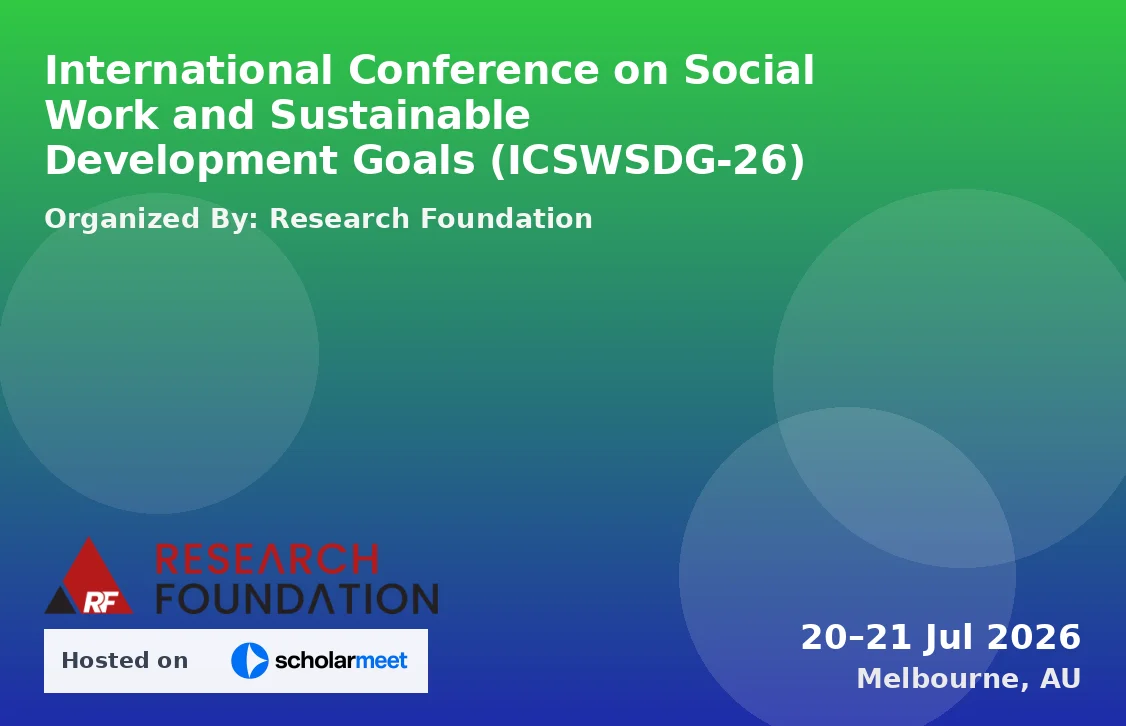 International Conference on Social Work and Sustainable Development Goals (ICSWSDG-26)