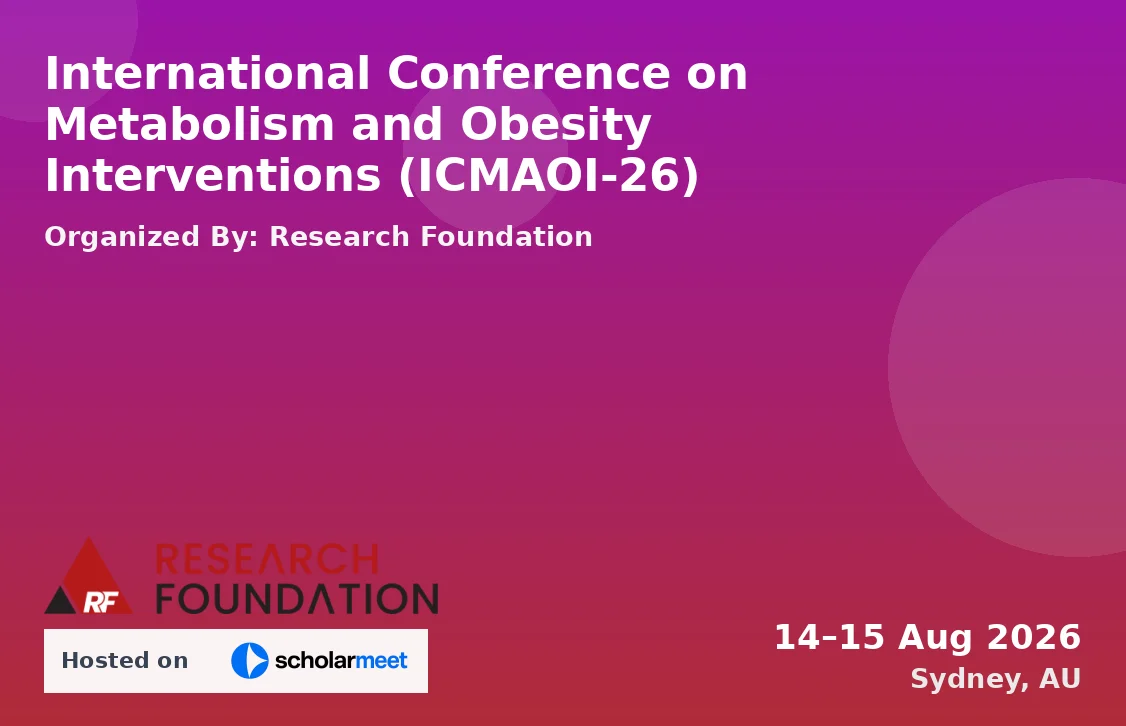 International Conference on Metabolism and Obesity Interventions (ICMAOI-26)