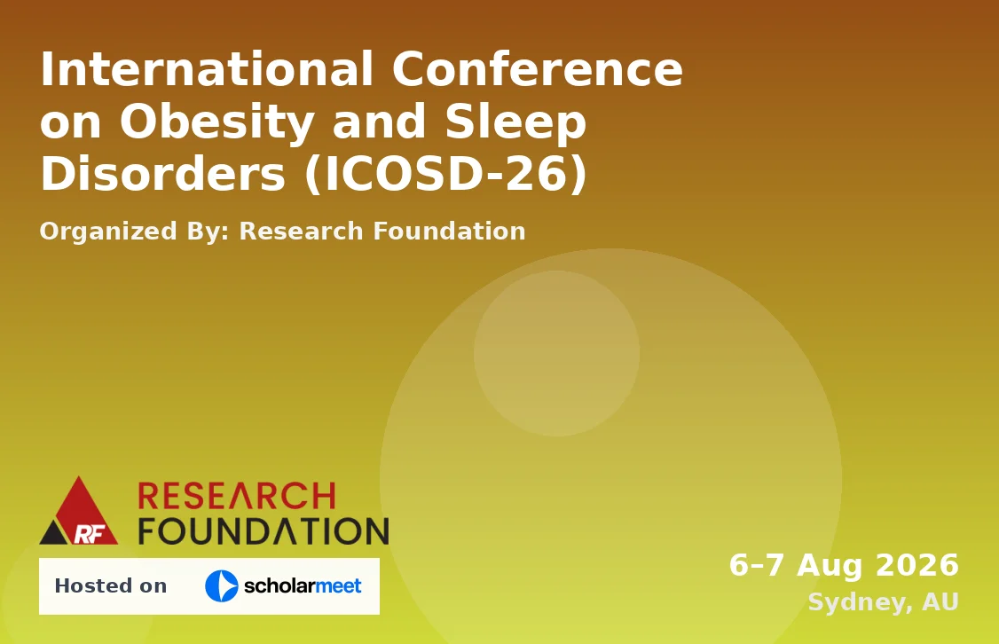 International Conference on Obesity and Sleep Disorders (ICOSD-26)