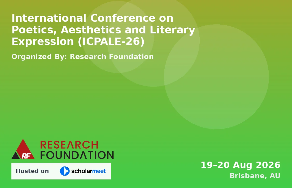 International Conference on Poetics, Aesthetics and Literary Expression (ICPALE-26)