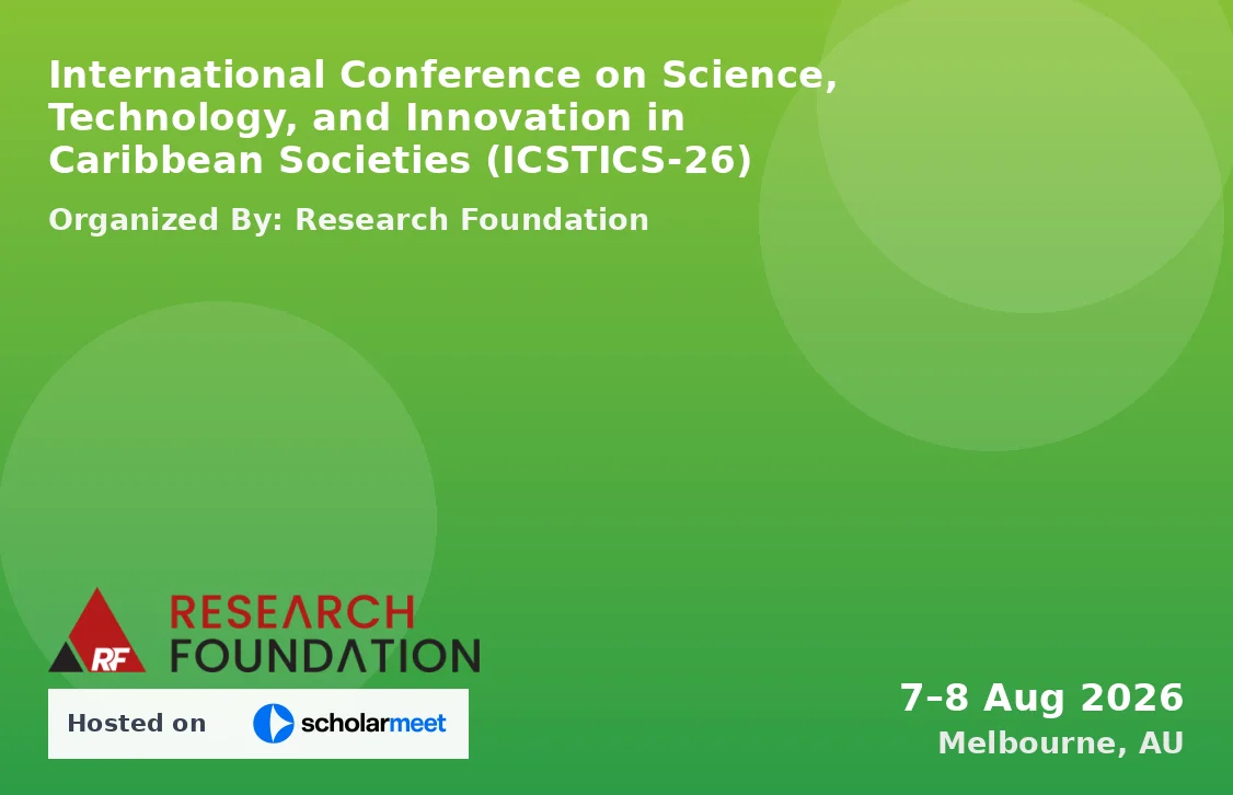 International Conference on Science, Technology, and Innovation in Caribbean Societies (ICSTICS-26)