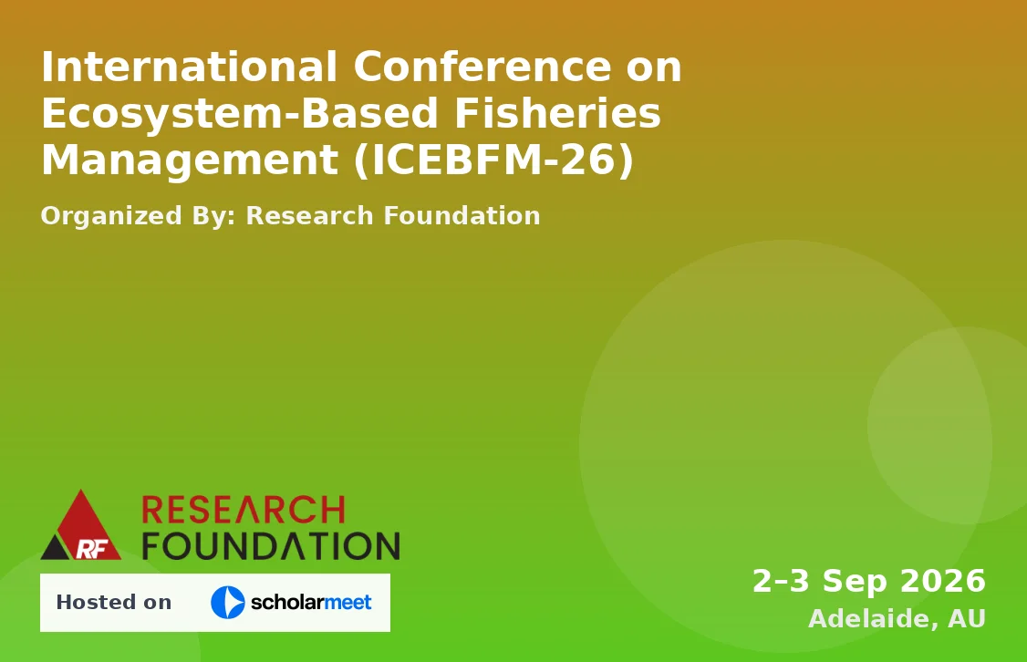 International Conference on Ecosystem-Based Fisheries Management (ICEBFM-26)