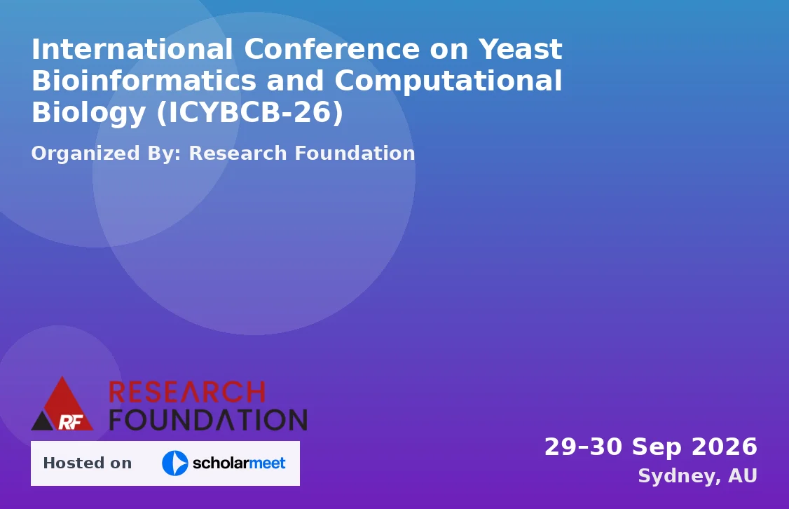International Conference on Yeast Bioinformatics and Computational Biology (ICYBCB-26)