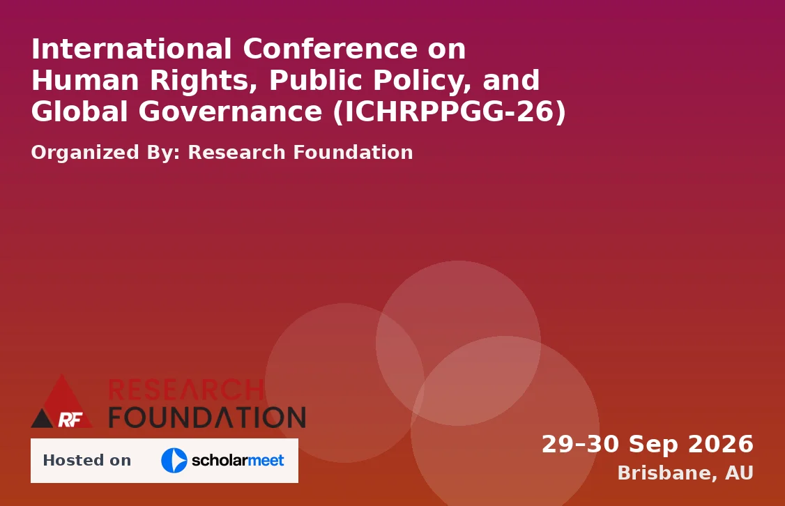 International Conference on Human Rights, Public Policy, and Global Governance (ICHRPPGG-26)
