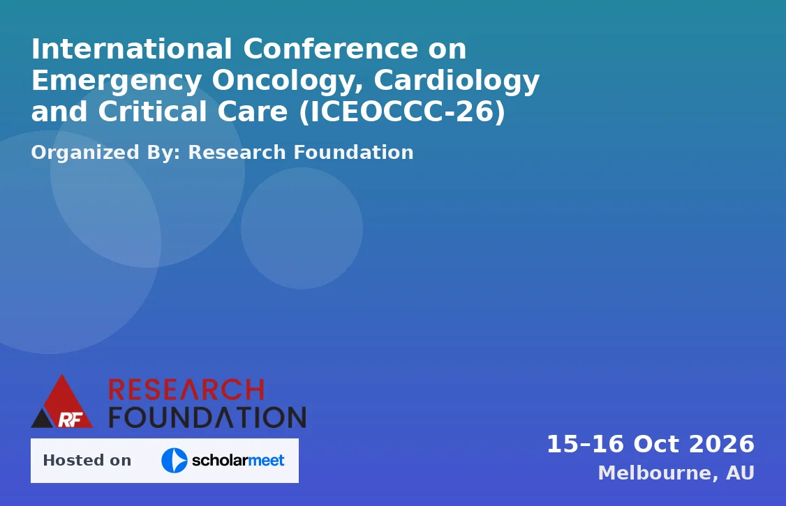 International Conference on Emergency Oncology, Cardiology and Critical Care (ICEOCCC-26)