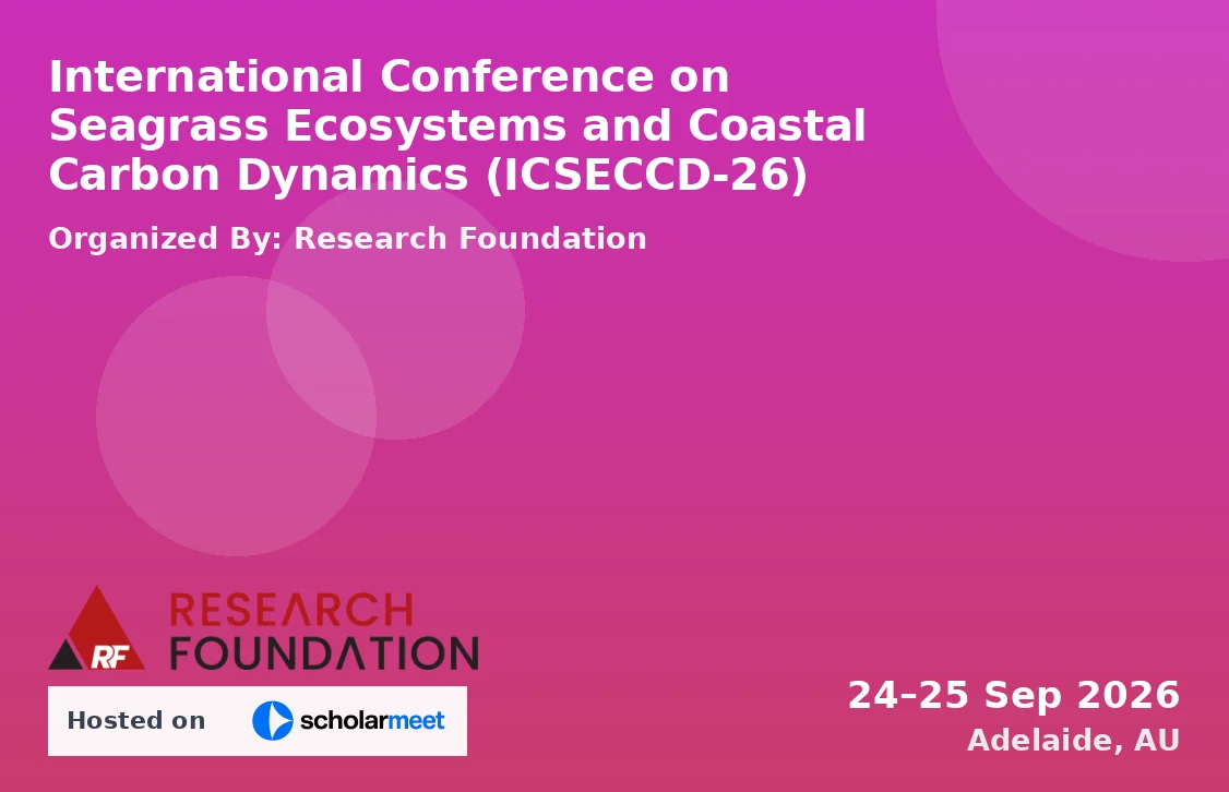 International Conference on Seagrass Ecosystems and Coastal Carbon Dynamics (ICSECCD-26)