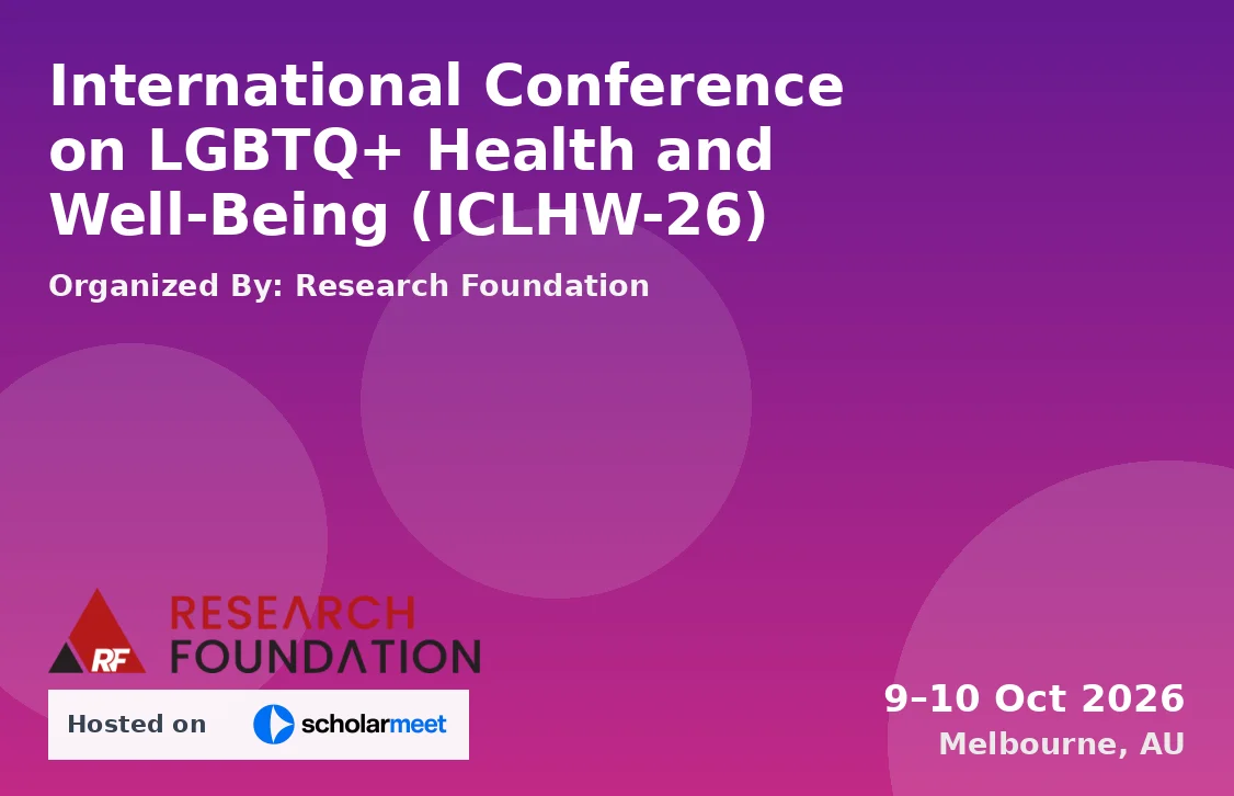 International Conference on LGBTQ+ Health and Well-Being (ICLHW-26)